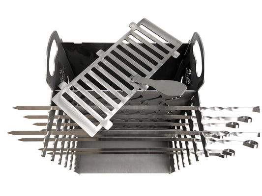 Barbecue transportable modèle Vertical L