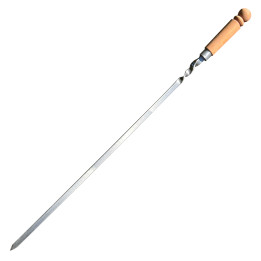 Large stainless steel skewer 83 cm