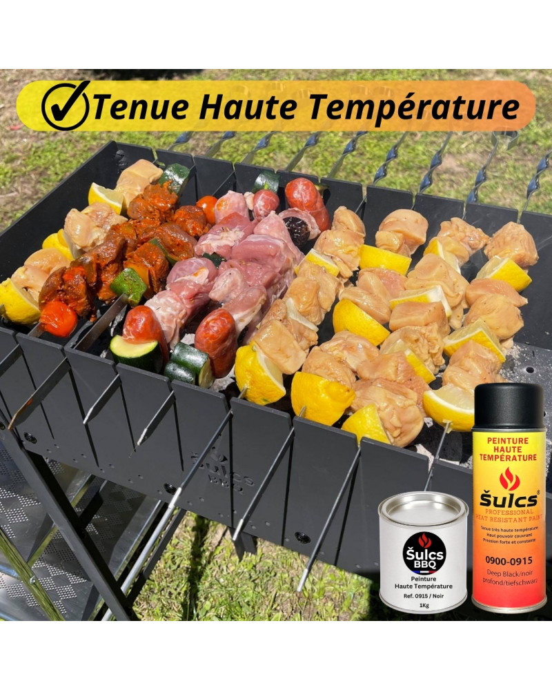 900° high temperature paint for barbecue, chimney and inserts