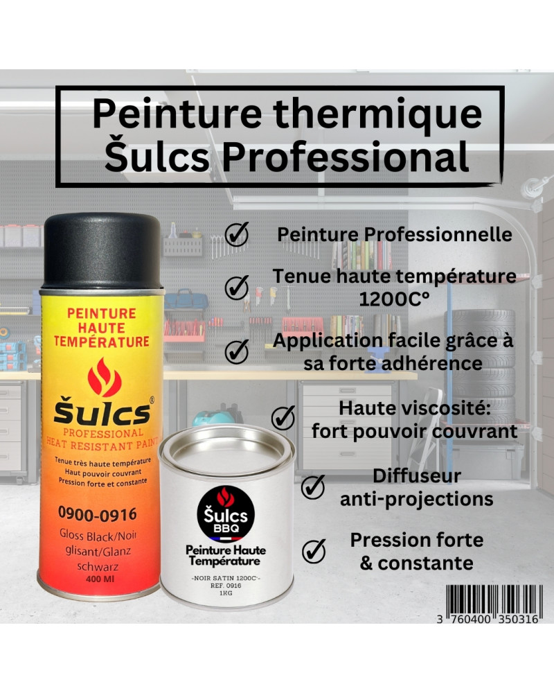 Swingcolor Peinture Haute Température Argentée (Satinée, 125 Ml, à Base