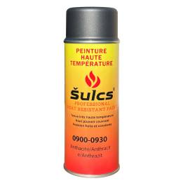 Peinture Haute Température - Gris Anthracite 900° - professionnelle pour barbecue et inserts de cheminées