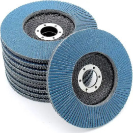 Disques à lamelles Zirconium pour meuleuse 125mm - Grain 60/80
