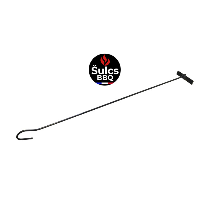 Tire braises / Tisonnier Long pour barbecue ou cheminée - Made In France -
