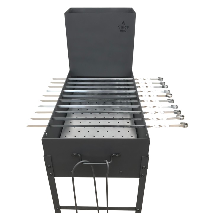 Šulcs BBQ - Barbecue à cheminée au feu de bois / Modèle Original / V3 - Taille XL
