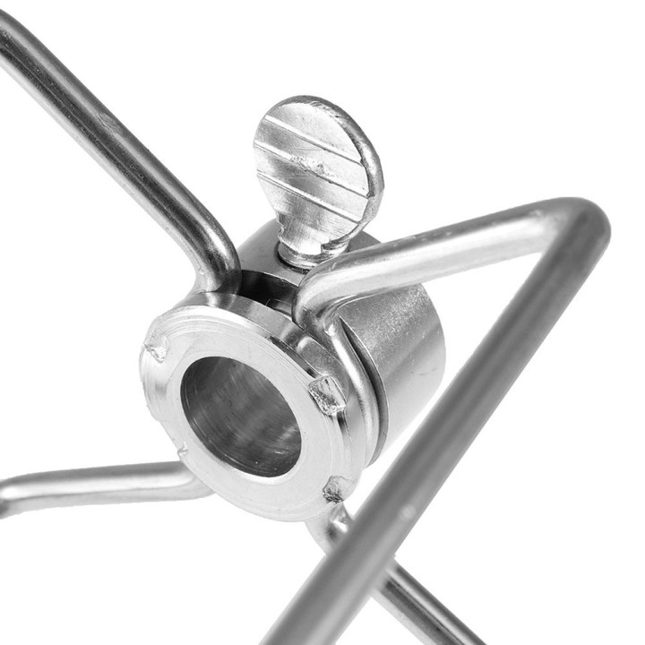 Paire de broches pour kit tourne broche de barbecue universel en inox