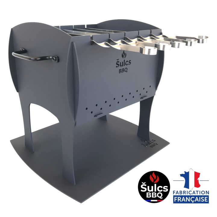 Barbecue de table, portatif - Noir Mat 2021 - 100% Made in FRANCE