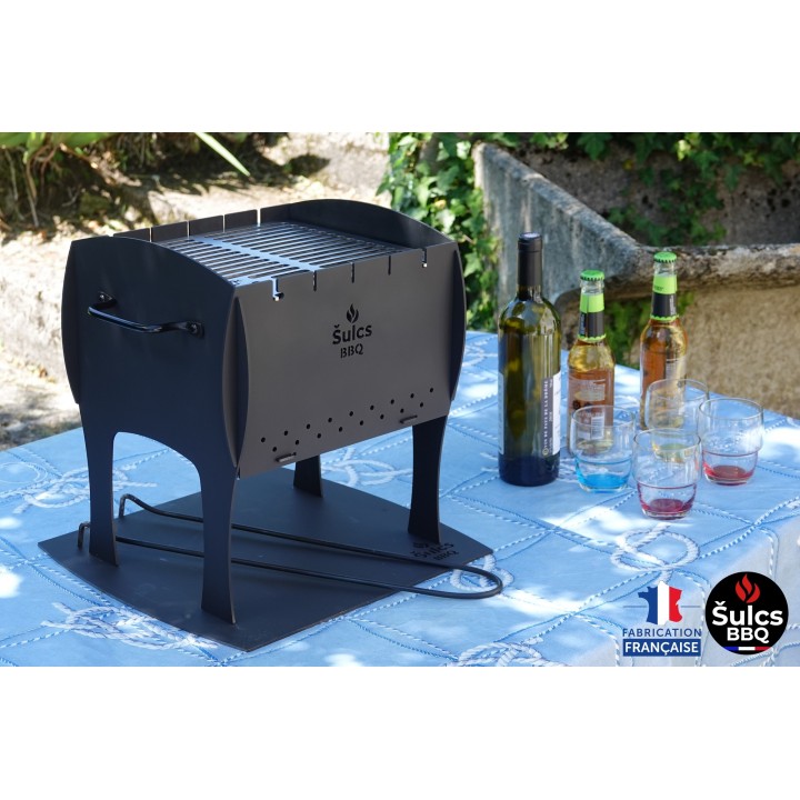 Barbecue de table, portatif - Noir Mat 2021 - 100% Made in FRANCE