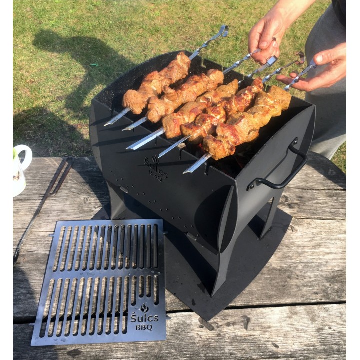 Barbecue de table, portatif - Noir Mat 2021 - 100% Made in FRANCE