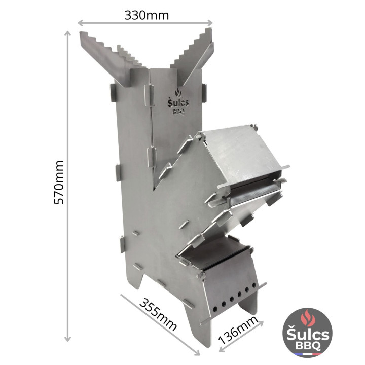 Transportable Rocket Stove