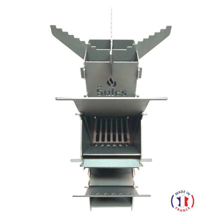 Small Portable Rocket Stove Šulcs BBQ