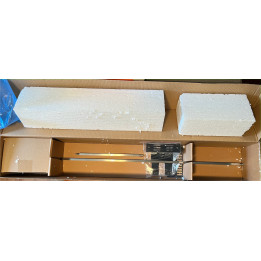 Kit tournebroche Inox pour barbecues avec moteur 220V 4,5W
