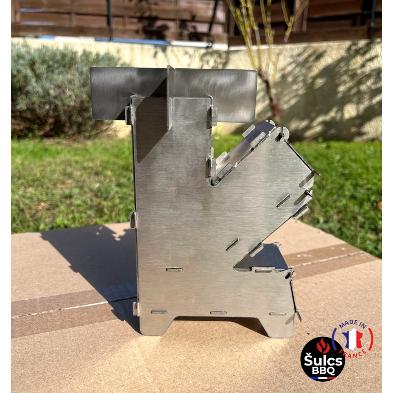 Rocket Stove de poche transportable Šulcs BBQ