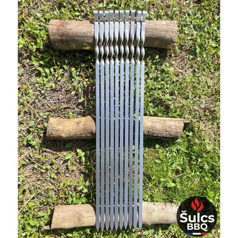 Stainless steel skewers 40 / 50 / 60 cm