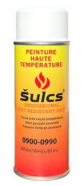 Blanc - Peinture professionnelle haute température 900°c - Aérosol 400Ml - Ref. 0990