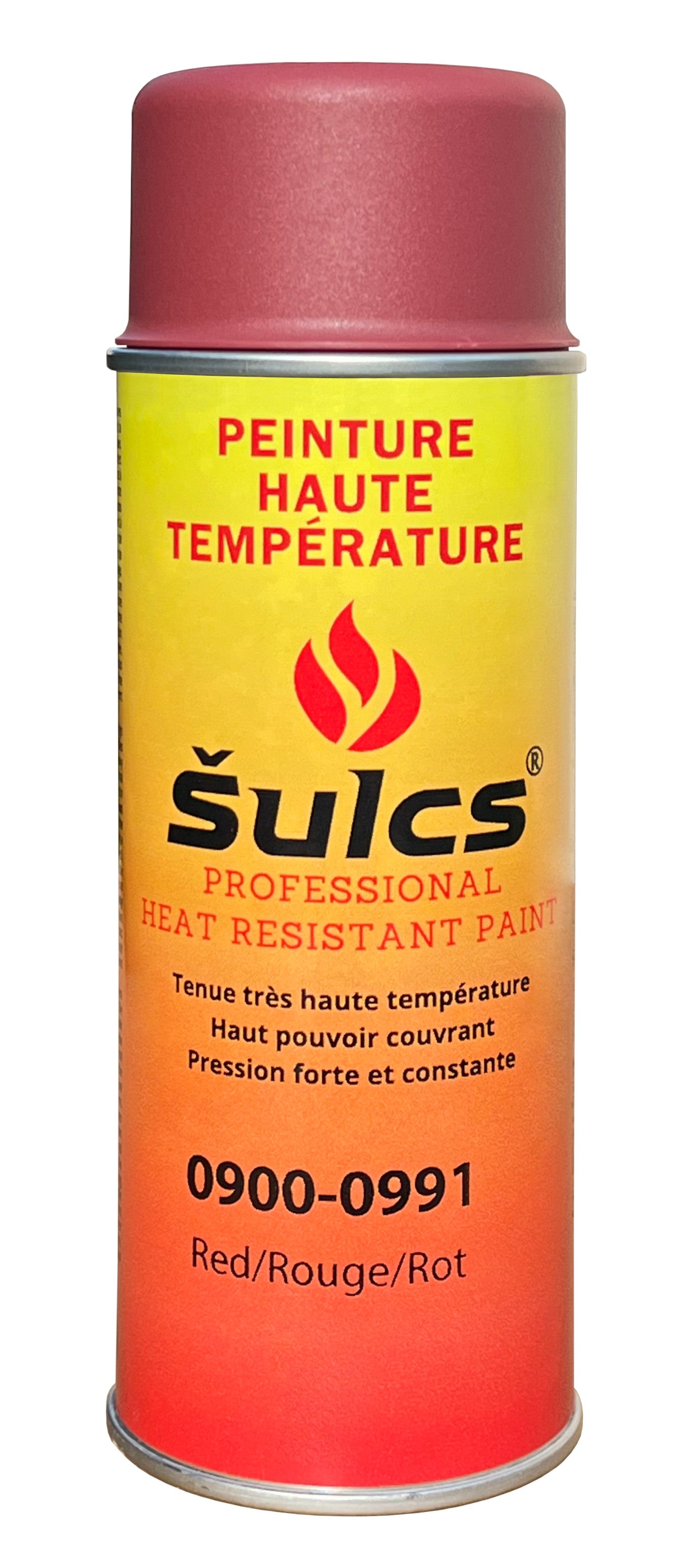 Rouge - Peinture professionnelle haute température 900°c - Aérosol 400Ml - Ref. 0991