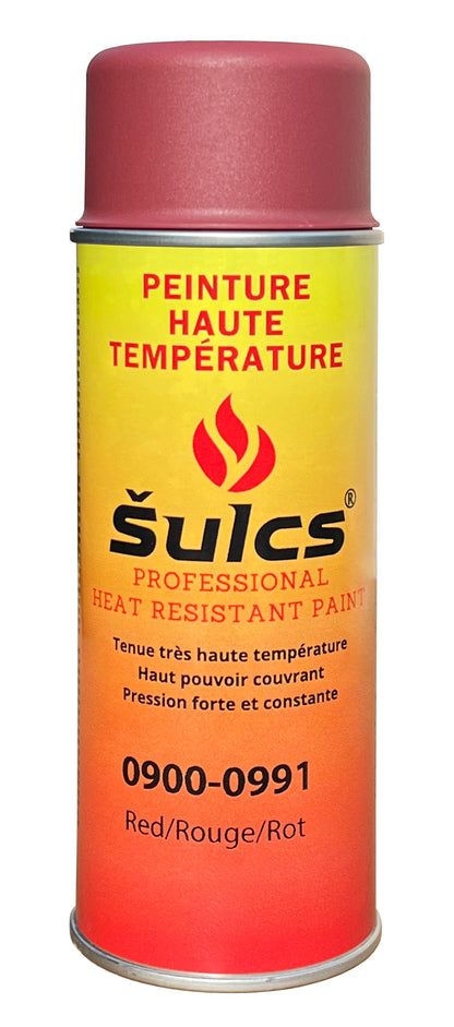 Rouge - Peinture professionnelle haute température 900°c - Aérosol 400Ml - Ref. 0991