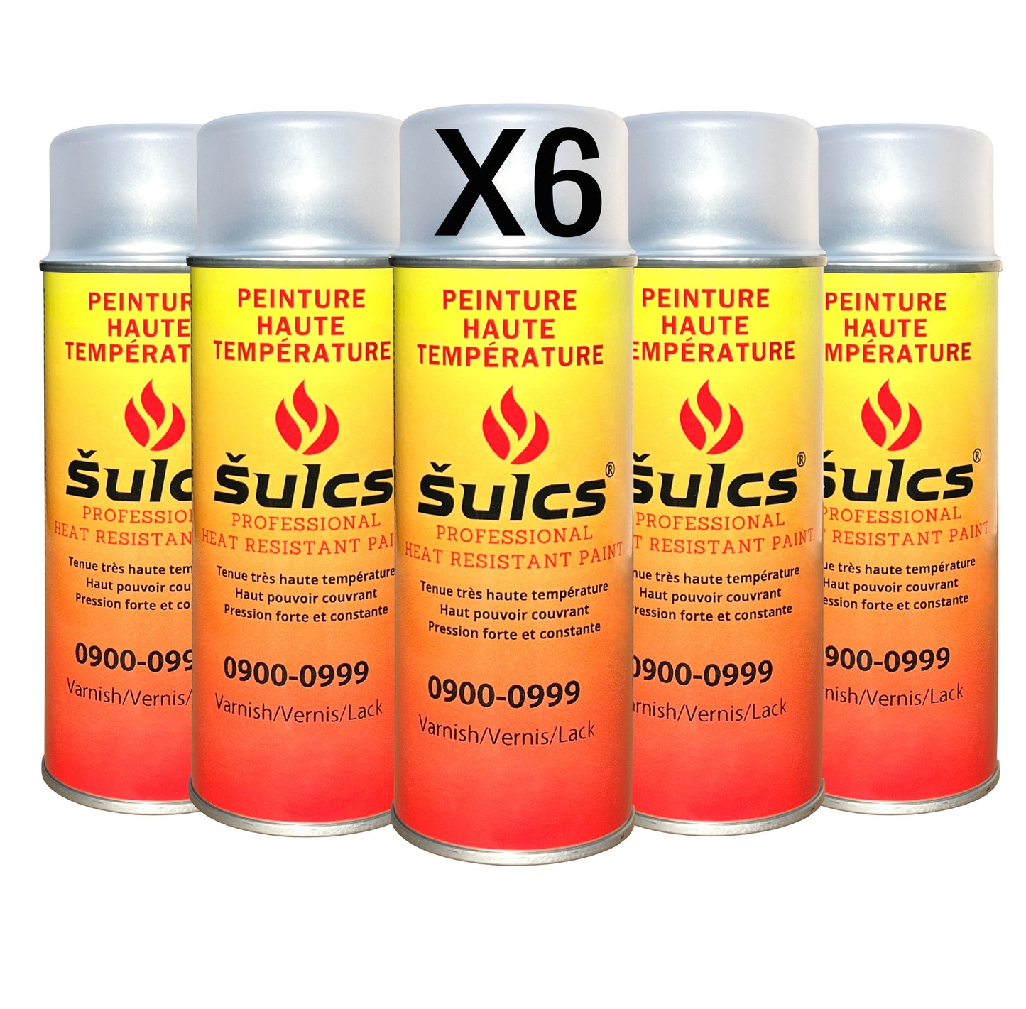 Vernis haute température professionnel 200° - Transparent - Aérosol 400Ml - Ref. 0999