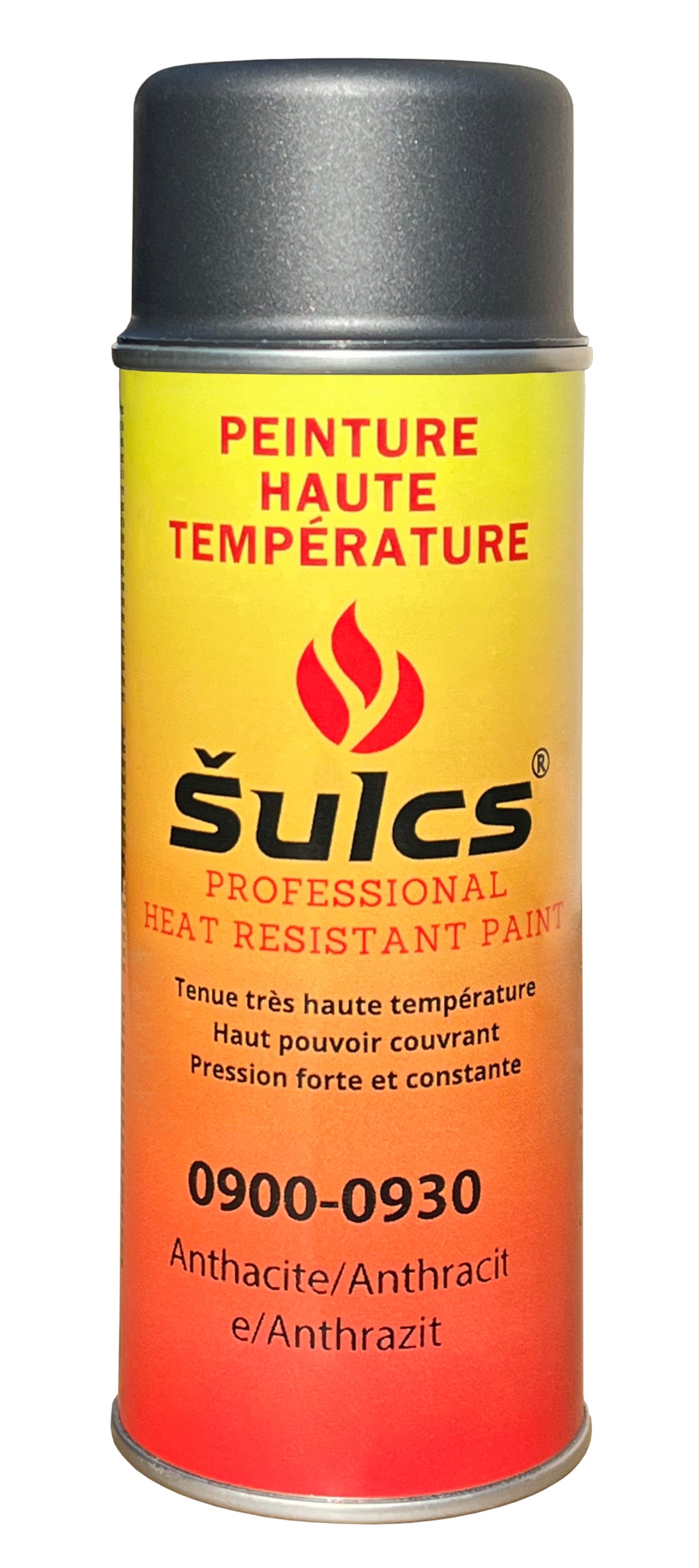Anthracite Grey - Professional high-temperature paint (900°C) - 400ml aerosol can - Ref. 0930