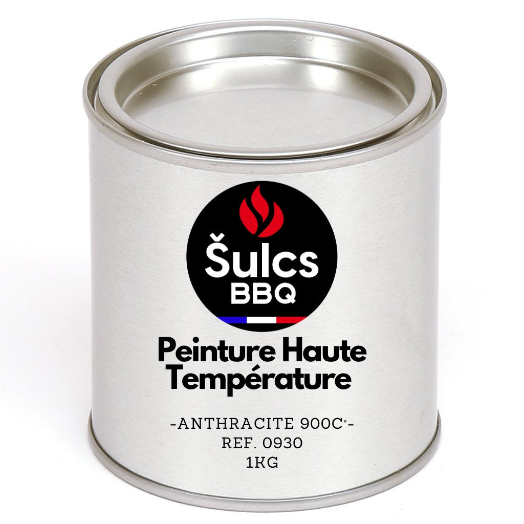 Anthracite Grey - Professional high-temperature paint (900°C) - 1 kg Ref. 0930