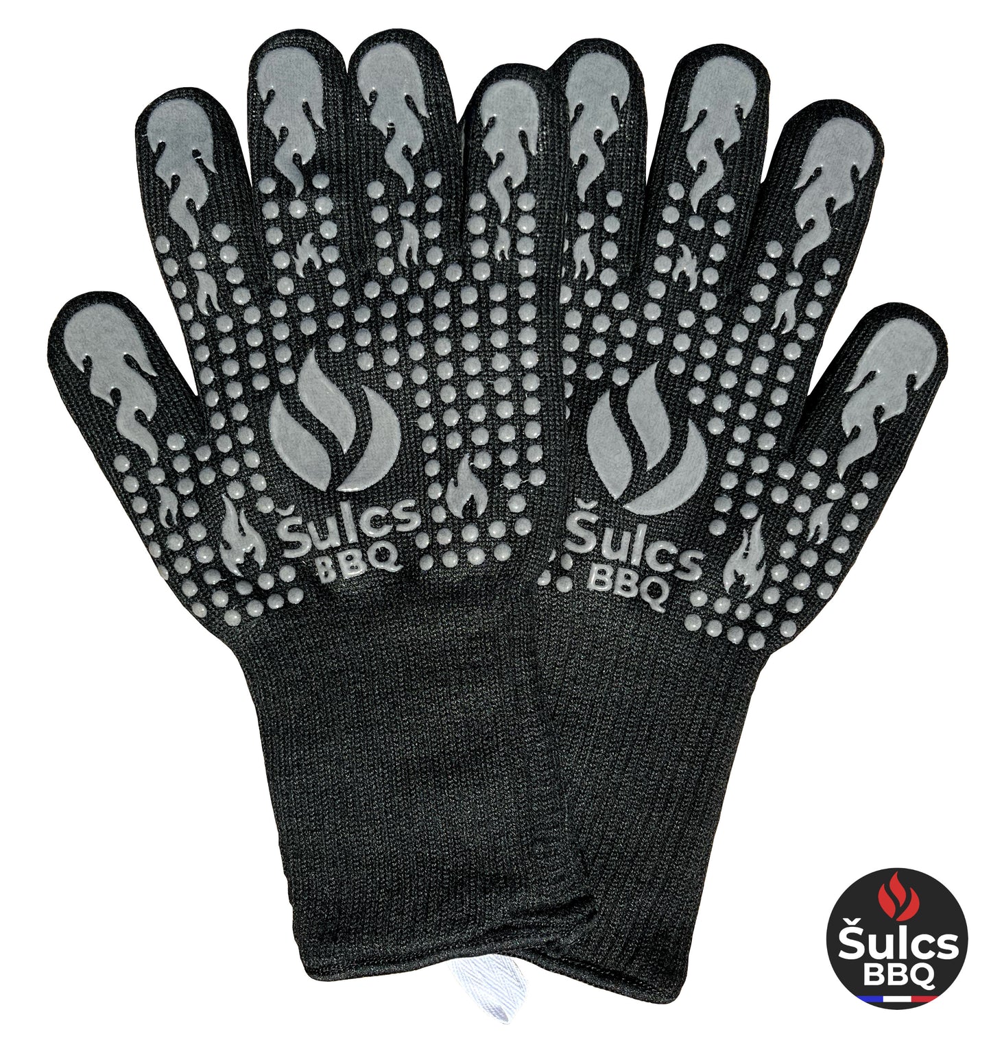 Gants de protection thermique Šulcs BBQ pour barbecue et cheminée