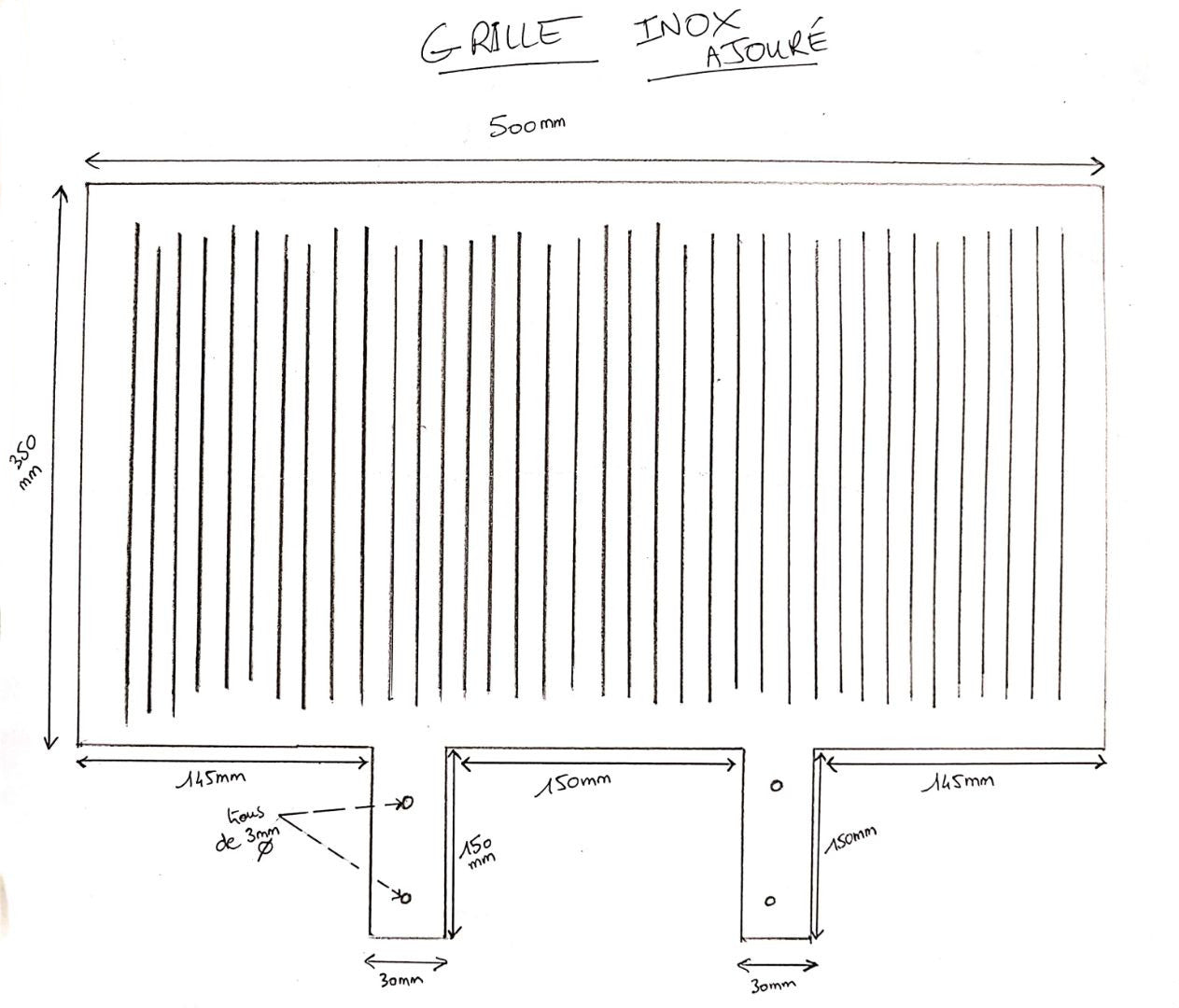 Grilles de cuisson barbecue sur mesure INOX ou ACIER