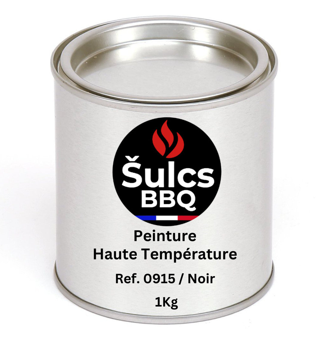Metallic Grey - Professional high-temperature paint can (900°C) - 1 kg Ref. 0996 
