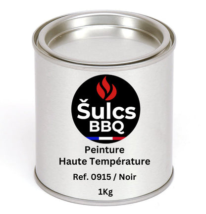 Metallic Grey - Professional high-temperature paint can (900°C) - 1 kg Ref. 0996 