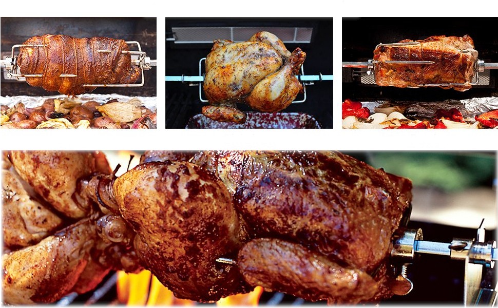 Paire de broches supplémentaires pour Kit Tournebroche