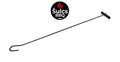 Tisonnier long / Tire braises en acier 70 / 80 cm