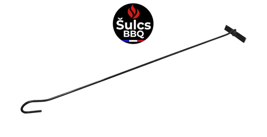 Tisonnier long / Tire braises en acier 70 / 80 cm