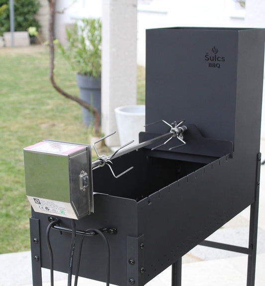 Kit tournebroche pour barbecue universel ou adapté