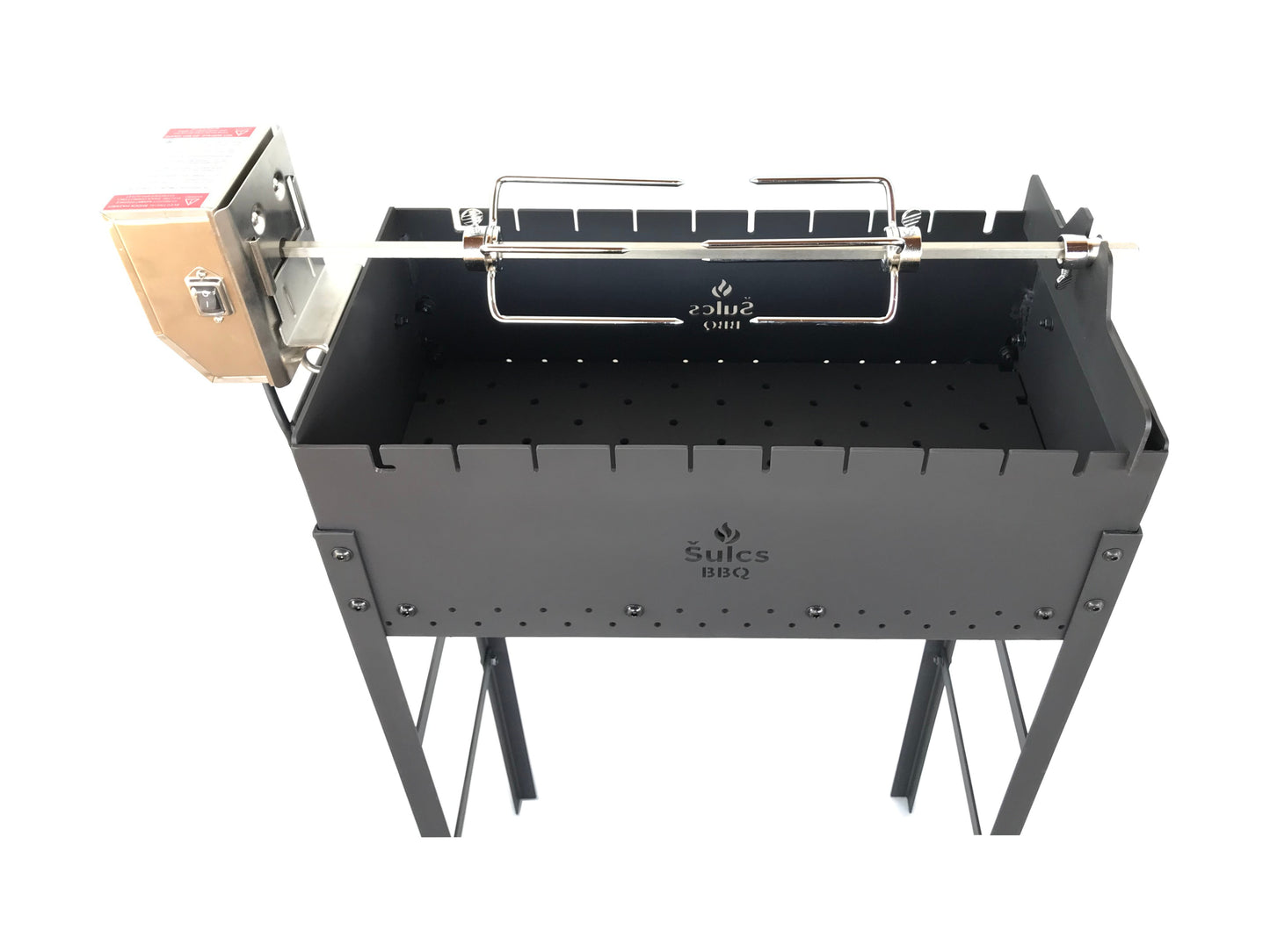 Kit tournebroche pour barbecue universel ou adapté