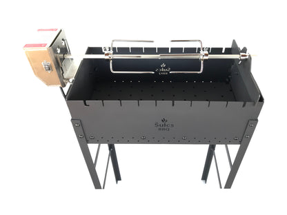 Kit tournebroche pour barbecue universel ou adapté