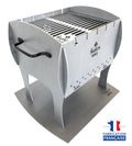 Barbecue de table / transportable - Modèle S - Acier Brut -