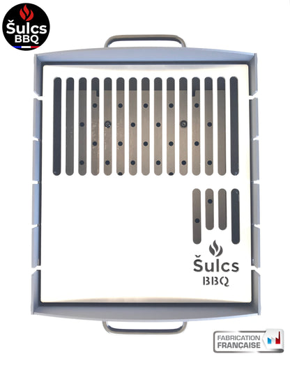 Barbecue de table / transportable - Modèle S - Acier Brut -