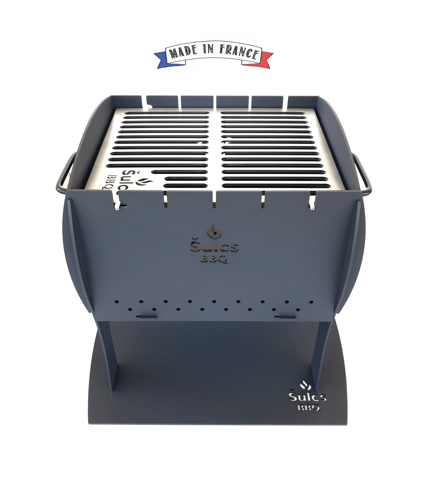 Barbecue de table / transportable - Modèle S - Noir Mat -