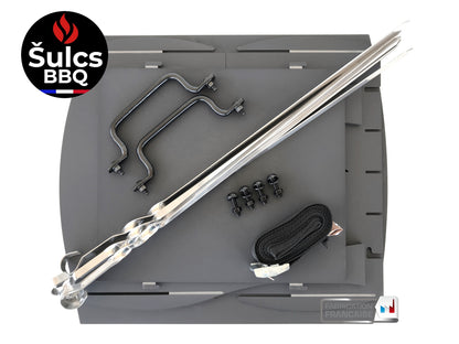 Barbecue de table / transportable - Modèle S - Noir Mat -