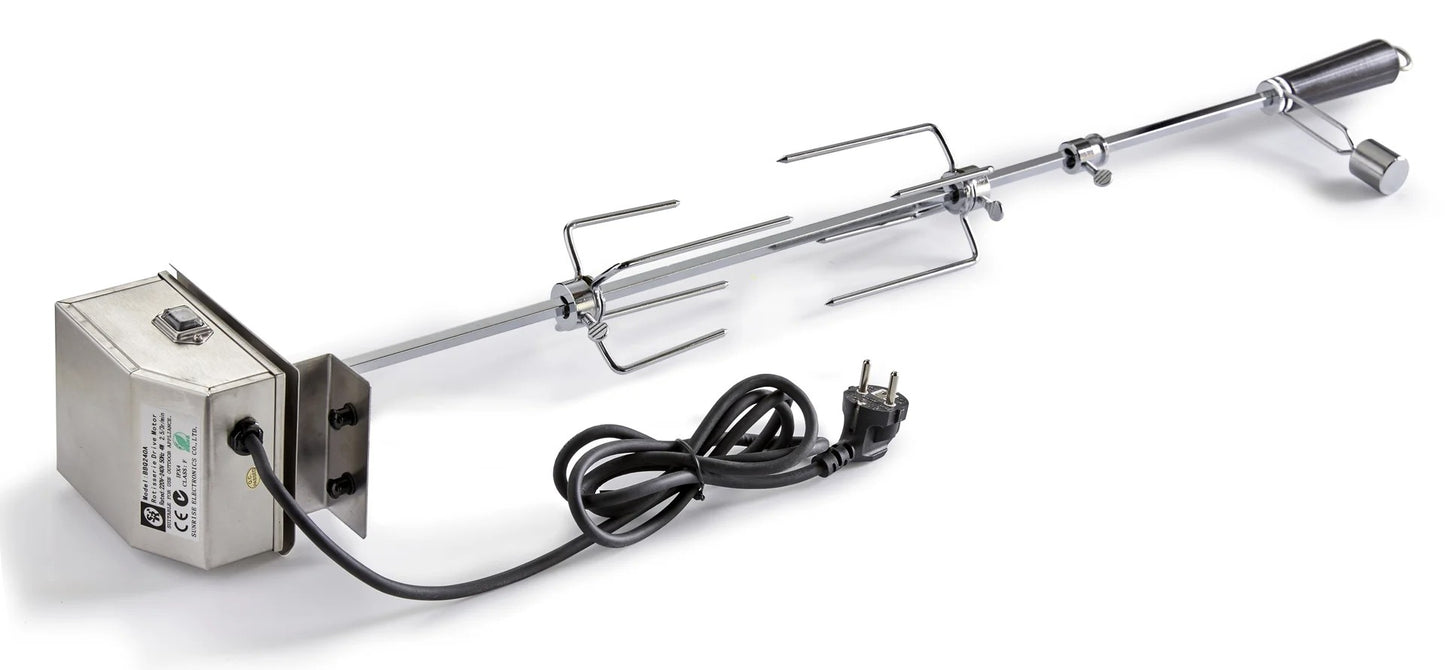 Kit tournebroche pour barbecue universel ou adapté