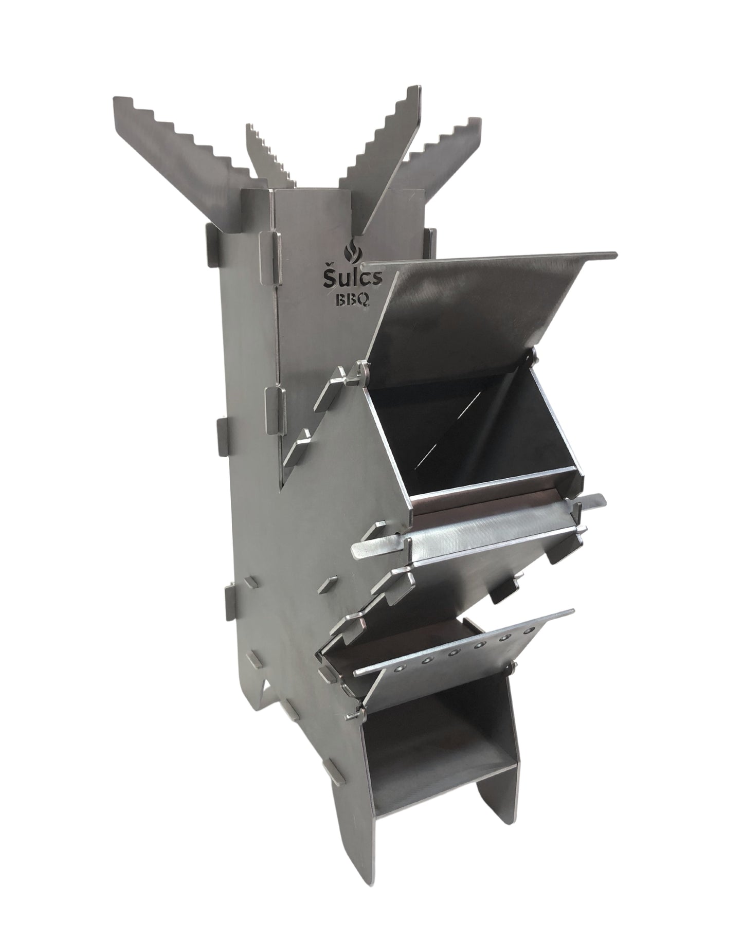 Šulcs BBQ Transportable Rocket Stove