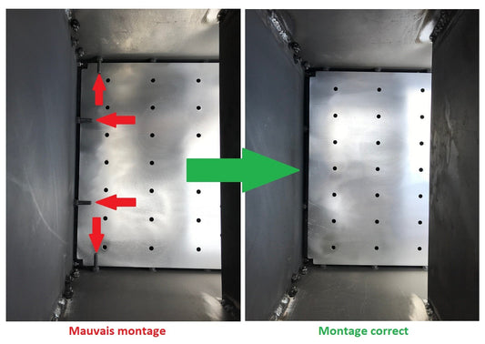 Kit plaque foyère pour modèle V1, V2 et V3 - Taille XL