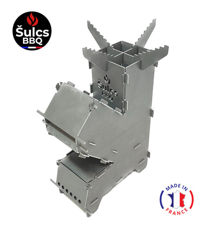 Petit Rocket Stove transportable Šulcs BBQ