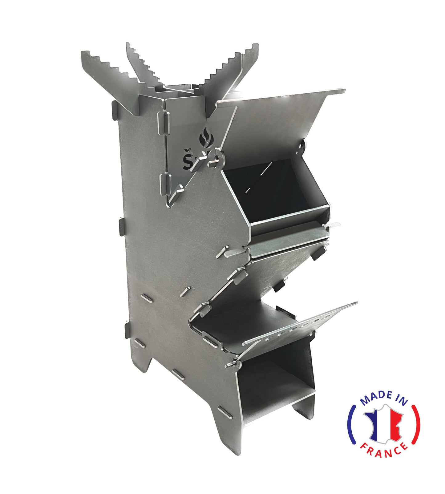 Petit Rocket Stove transportable Šulcs BBQ