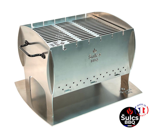 Barbecue de table / transportable - Modèle L - 100% Inox -
