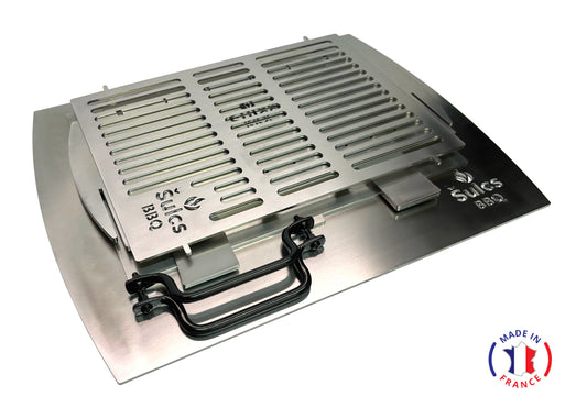 Barbecue de table / transportable - Modèle L - 100% Inox -