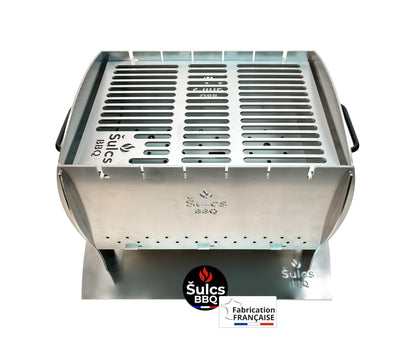 Barbecue de table / transportable - Modèle L - 100% Inox -
