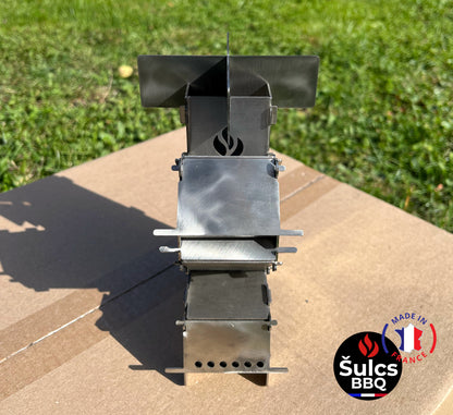 Rocket Stove de poche transportable Šulcs BBQ