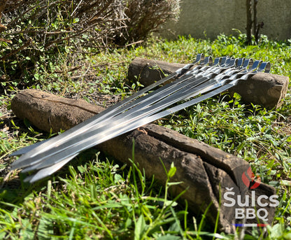 Stainless steel skewers 40 / 50 / 60 cm