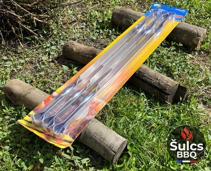 Brochettes 60x2 cm - 2mm - Lot de 6