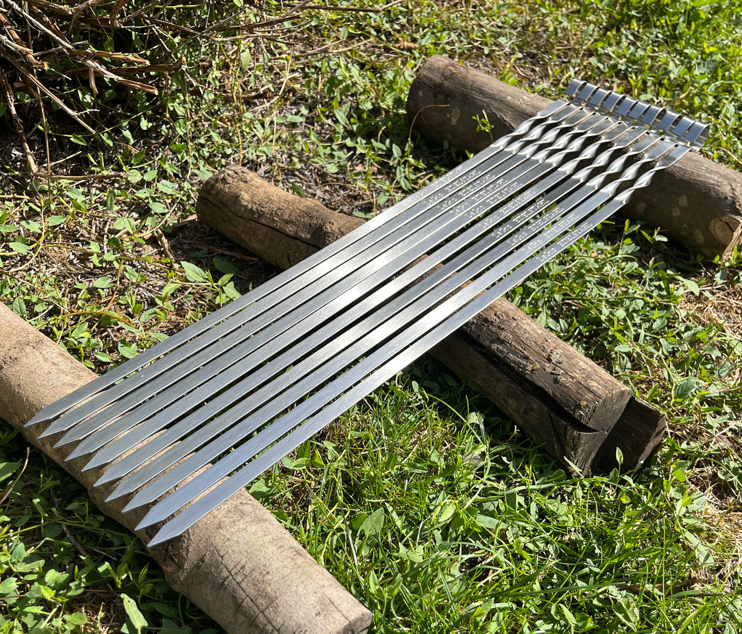 Stainless steel skewers 40 / 50 / 60 cm