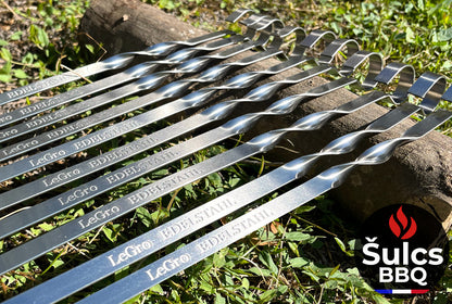 Stainless steel skewers 40 / 50 / 60 cm